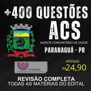 Imagem do curso PARANAGUÁ/PR - AGENTE COMUNITÁRIO DE SAÚDE (ACS) 