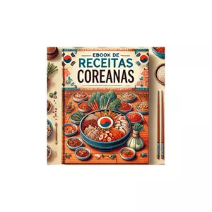 Imagem de capa para o Ebook Ebook de receitas Coreanas 