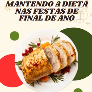 Imagem de capa para o Ebook MANTENDO A DIETA NAS FESTAS DE FINAL DE ANO