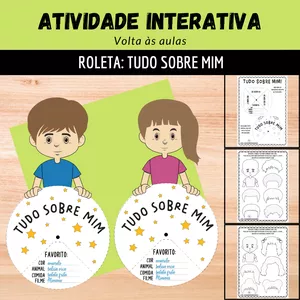 Imagem de capa para o Ebook Tudo sobre mim - Volta às aulas - atividade interativa