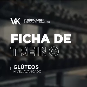 Imagem de capa para o Ebook Ficha de Treino Glúteos: Nível Avançado 