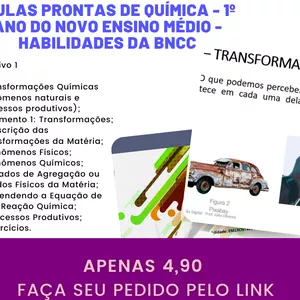 Imagem de capa para o Ebook Novo Ensino Médio - Química - Transformações Químicas - 1º bimestre