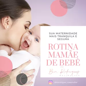 Imagem do curso MANUAL DA ROTINA PARA A MAMÃE DE BEBÊ
