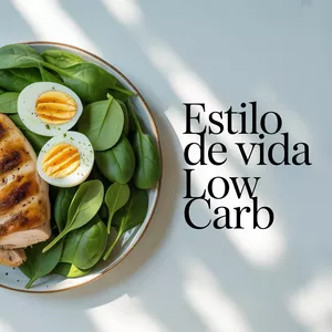 Imagem de capa para o Ebook melhores receitas low carb 