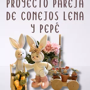 Imagen de portada para Ebook Proyecto Pareja de Conejos Lena y Pepê