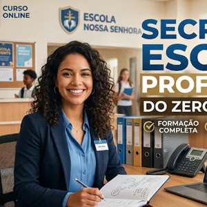 Imagem do curso Secretária Escolar Profissional: Do Zero ao Emprego