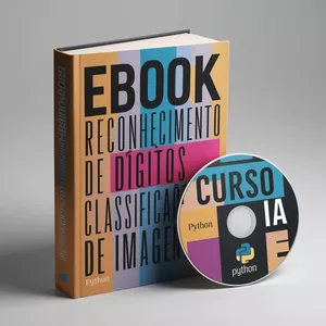 Imagem de capa para o Ebook Ebook: Inteligência Artificial - Reconhecimento de Dígitos e Classificação de Imagens com Python