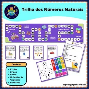 Imagem de capa para o Ebook Trilha dos Números Naturais