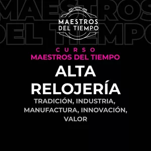 Imagen de portada para Curso online Alta Relojería