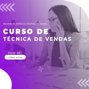 Imagem de capa para o Curso online Curso de Técnicas de Vendas e Negociação