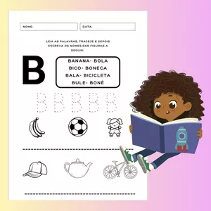 Imagem de capa para o Ebook Apostila de alfabetização 