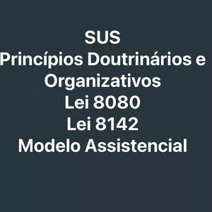 Imagem de capa para o Curso online SUS - diretrizes, organização e modelo assistencial 