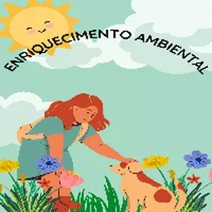 Imagem de capa para o Ebook enriquecimento ambiental para cães