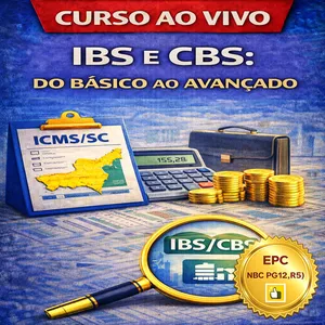 Imagem de Ao Vivo - 22 a 23/04/2026 - IBS E CBS: DO BÁSICO AO AVANÇADO (Pontuação no PEPC) criado por ITC Cursos e Treinamentos na hotmart
