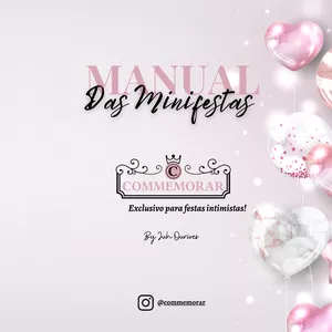 Imagem de capa para o Ebook MANUAL DAS MINIFESTAS COMMEMORAR