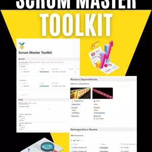 Imagem de capa para o Ebook Scrum Master Toolkit