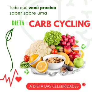 Imagem do curso “Carb cycling" A dieta das celebridades