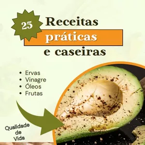 Imagem de capa para o Ebook Receitas Caseira para Aliviar Dores