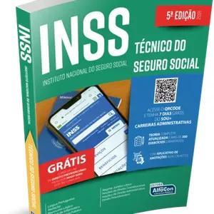 Imagem de capa para o Ebook APOSTILA INSS 2021