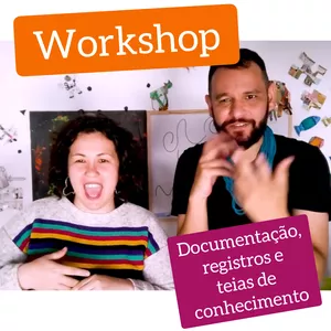 Imagem de capa para o Curso online Workshop - Inspiração Reggio Emília no Contexto Brasileiro | Documentação, registros e teias de conhecimento.