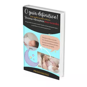 Imagem de capa para o Ebook GUIA DEFINITIVO: técnicas para pais cansados! aprenda como melhorar o sono do seu filho.