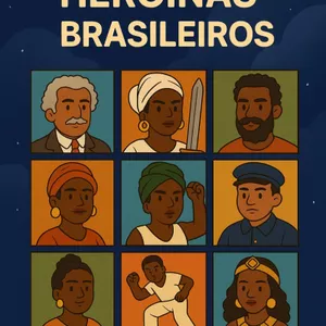 Imagem de capa para o Ebook Heróis e Heroínas Brasileiros