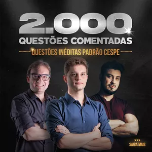 Imagem de capa para o Curso online 2.000 QUESTÕES COMENTADAS