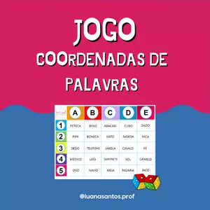 Imagem de capa para o Ebook Coordenadas  de palavras