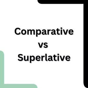 Cover image for Ebook Grammar task: Comparative vs Superlative