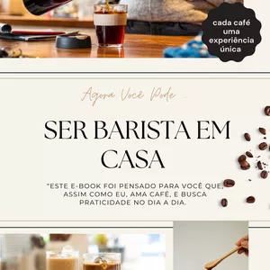 Imagem de capa para o Ebook Barista em casa 