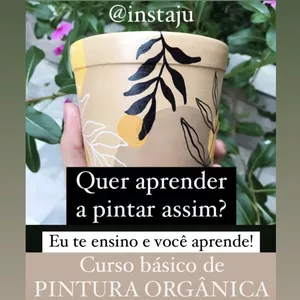 Imagem de capa para o Curso online Curso básico de Pintura Orgânica