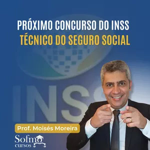 Imagem de capa para o Curso online # Próximo concurso do INSS técnico do seguro social 2023/2024