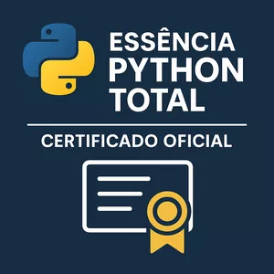 Imagem do curso Essência Python Total – Certificado Oficial 