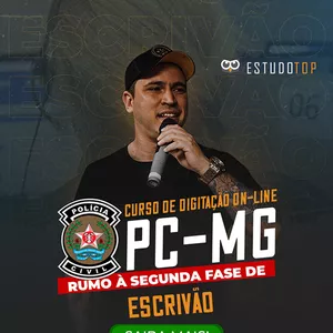 Curso 2022 - PCMG - ESCRIVÃO - TREINAMENTO PARA A SEGUNDA ETAPA (DIGITAÇÃO)