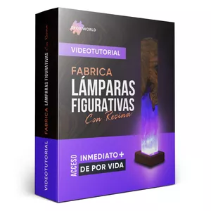 Imagen de portada para Curso online Videotutorial Lámparas con Resina