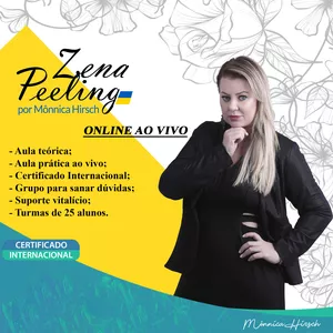 Imagem de capa para o Evento presencial Curso Ao Vivo Zena Peeling de Algas By Mônnica Hirsch