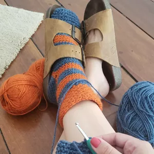 Imagem de Meias em Crochê - Curso Rápido e Completo criado por Crochê Moderno na hotmart