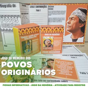 Imagem de capa para o Ebook Povos originários - Jogo da Memória