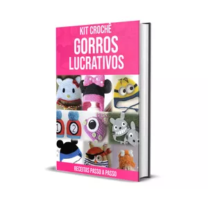 Imagem de capa para o Ebook Kit Gorro Amigurumi Lucrativo
