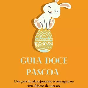 Imagem de capa para o Ebook Guia doce Páscoa