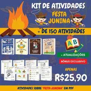 Imagem de capa para o Ebook Atividades Juninas