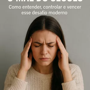 Imagem de capa para o Ebook ANSIEDADE O MAL DO SÉCULO