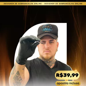 Imagem de capa para o Curso online Designer de Sobrancelhas do Zero com Felipe Galard – Aprenda e Lucre!