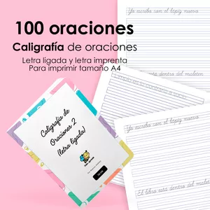 Imagen de portada para Ebook Caligrafía de oraciones 2