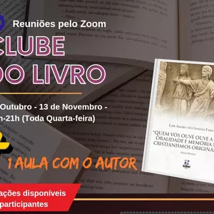 Imagem de capa para o Curso online Clube do Livro 2: Livro Oralidade e Memória nos Cristianismos originários