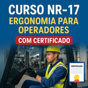 Curso Curso NR-17 Ergonomia para Operadores Com Certificado