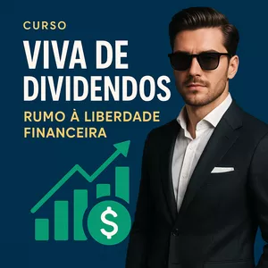 Imagem de capa para o Ebook  Curso – Viva de Dividendos