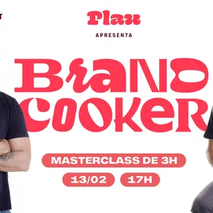 Imagem de capa para o Evento online Brandcooker Masterclass / Aprenda a criar logotipos com a Plau