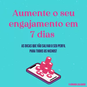 Imagem de capa para o Ebook Aumente seu engajamento em 7 dias 