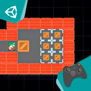 Imagem de capa para o Curso online Unity: Aprenda a programar Jogos com um exemplo clássico